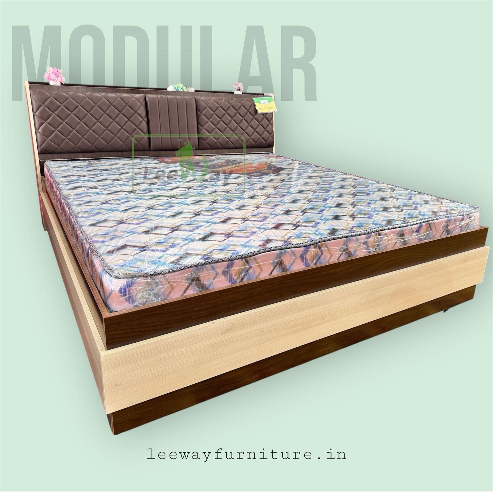 Modular Bed Brown
