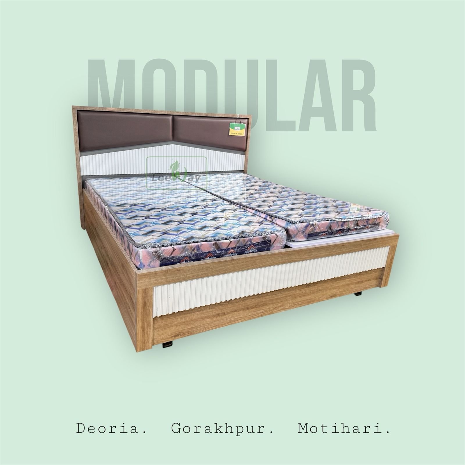 Modular Bed  Teak-2