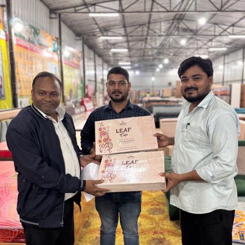 Family happy with their new furniture from Leeway Furniture 5